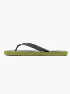 Mens Fila Khaki Flip Flops