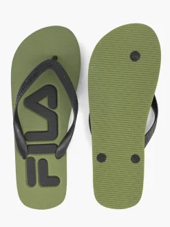 Mens Fila Khaki Flip Flops