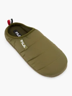 Mens Fila Khaki Slippers