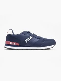 Mens Fila Navy Lace Up Trainers