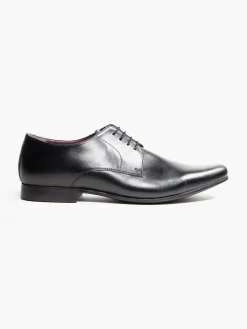 Mens Formal Black Leather Lace-up Shoes