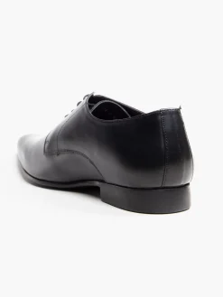 Mens Formal Black Leather Lace-up Shoes