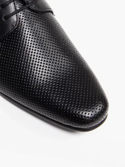 Mens Formal Black Leather Lace-up Shoes