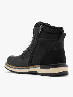 Men's Lace Up Black Boot