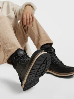 Men's Lace Up Black Boot