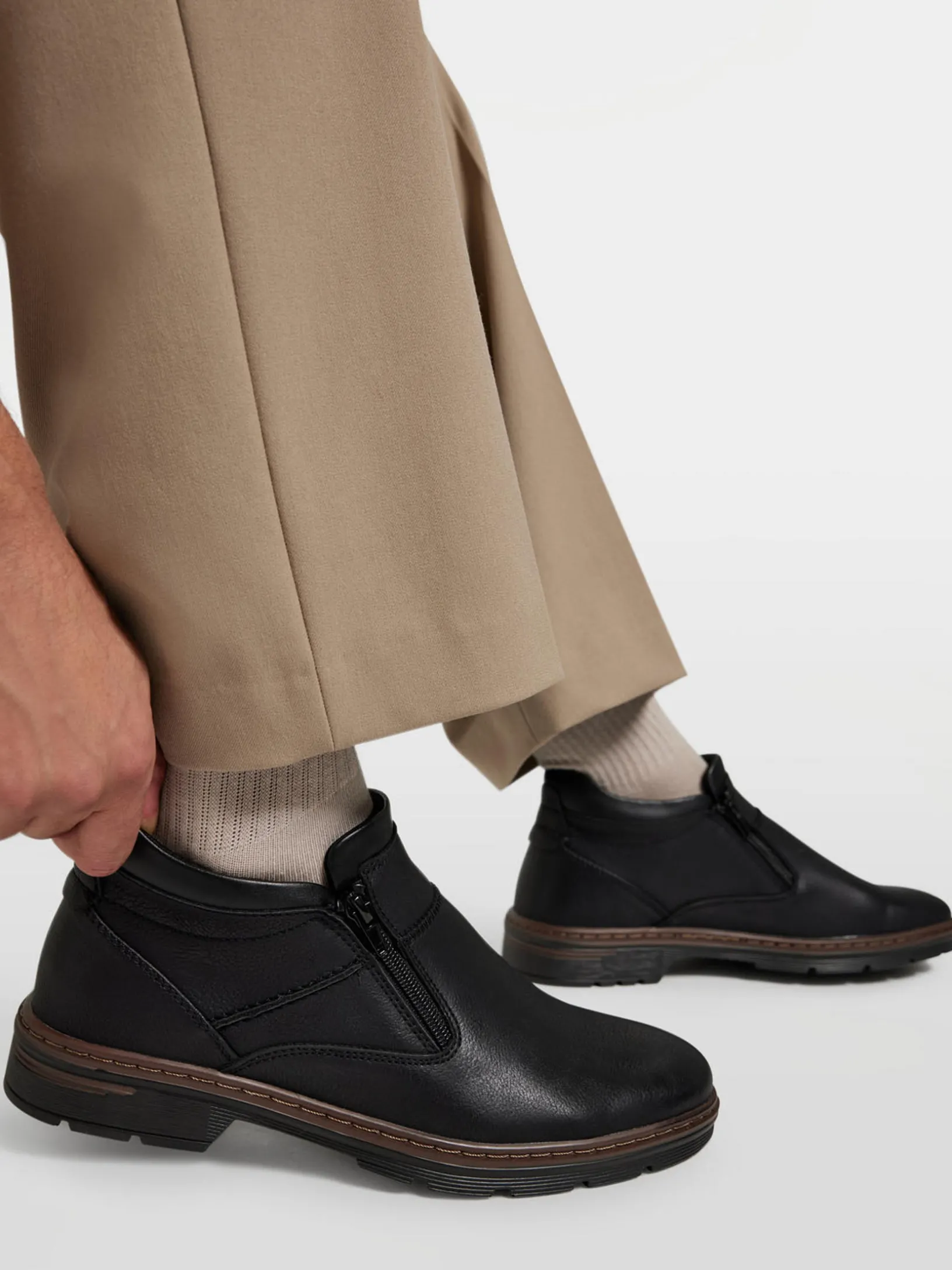 Men's Lace Up Black Boots