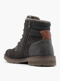 Men's Lace Up Boot Dark Grey
