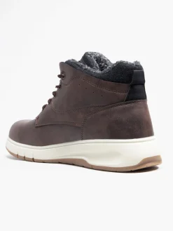 Men's Lace Up Casual Boot Brown