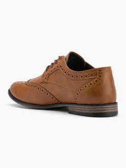 Mens Lace Up Tan Brogue Formals