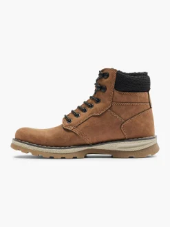 Mens Landrover Tan Causal Lace-up Boots
