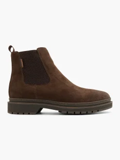 Men's Lisbona Suede Chelsea Boot Brown