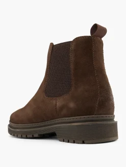 Men's Lisbona Suede Chelsea Boot Brown