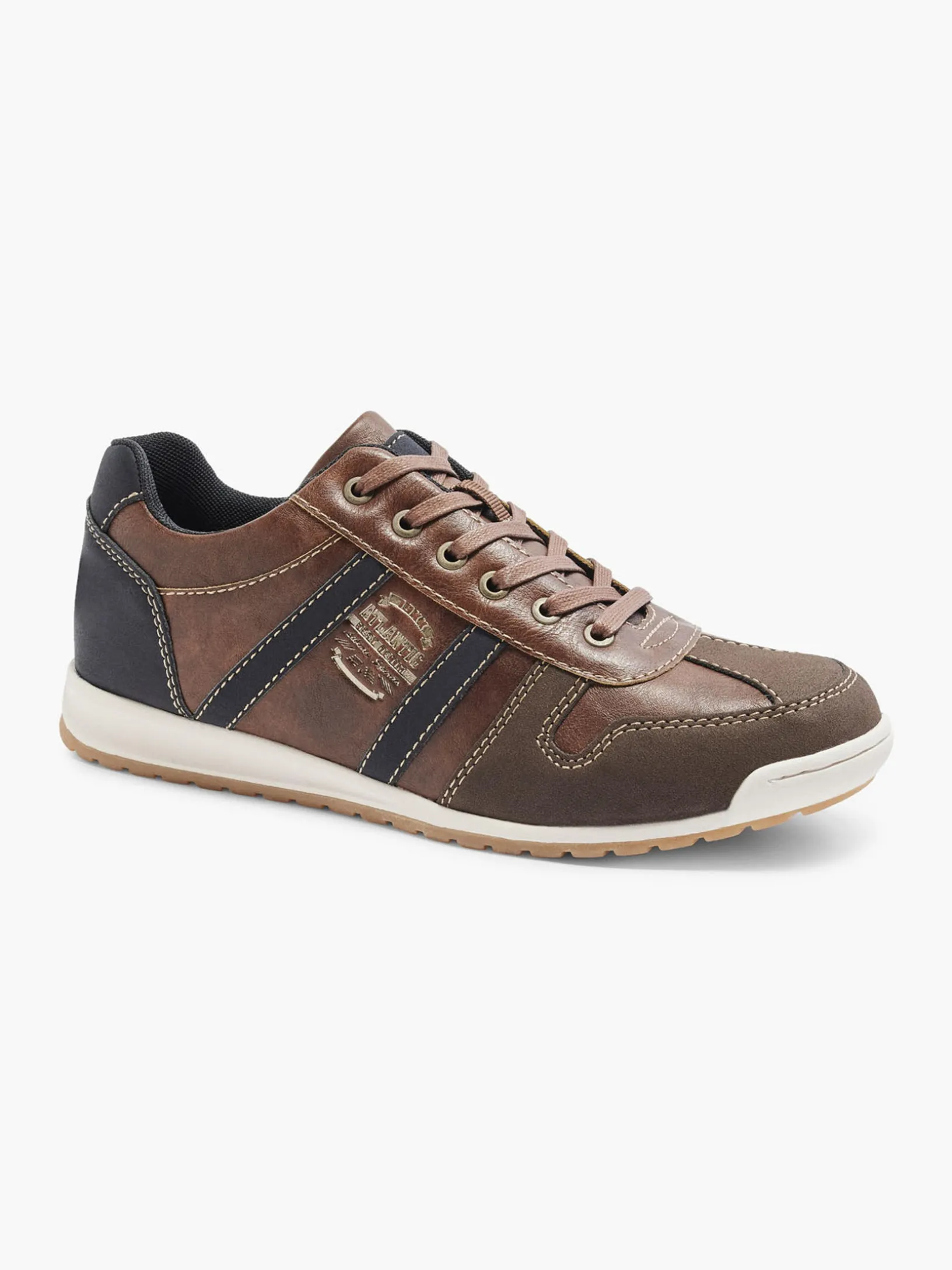 Mens Memphis One Brown Causal Lace-up Shoes