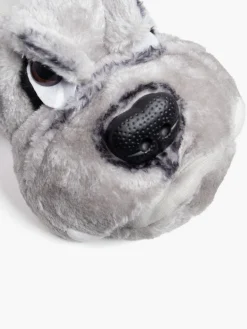 Mens Novelty Dog Slippers