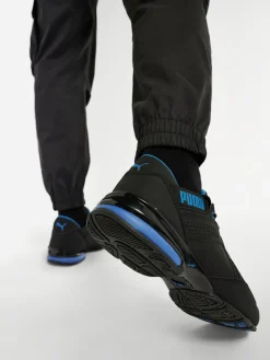 Mens Puma Black/Blue Enzin SL V2 Trainers
