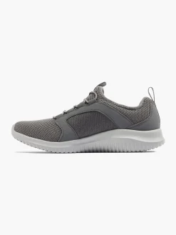 Mens Skechers Elite Flex Grey Slip-on Trainers