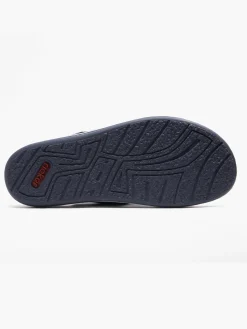 Mens Slip On Navy Sandal