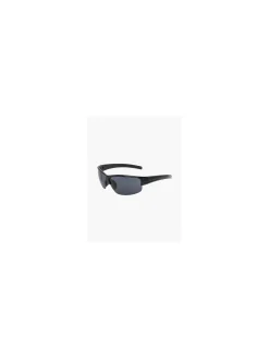 Mens Sports Wrap Black Sunglasses
