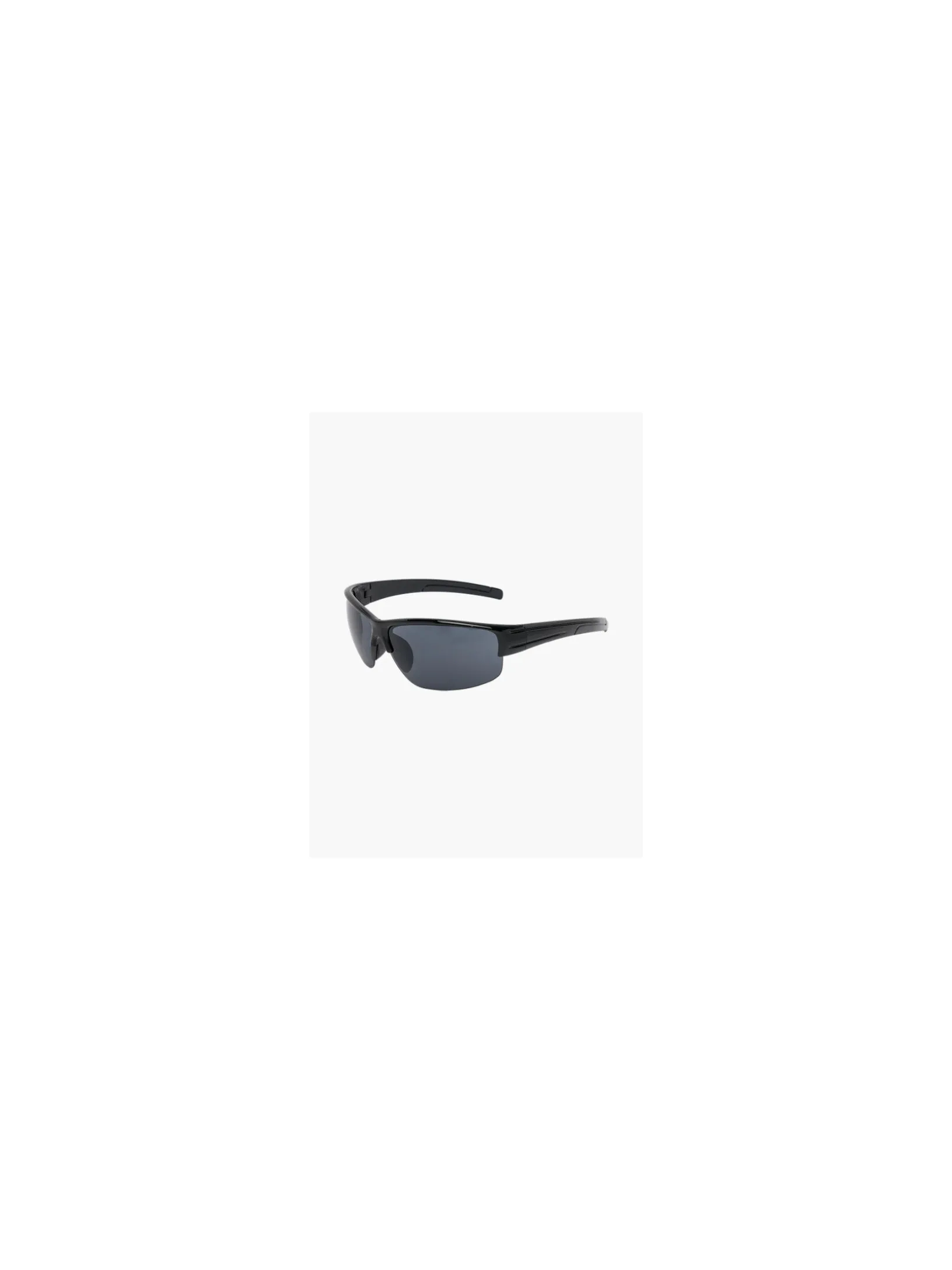 Mens Sports Wrap Black Sunglasses
