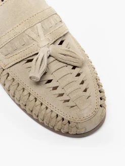 MENS SUEDE INTERWEAVE LOAFERS