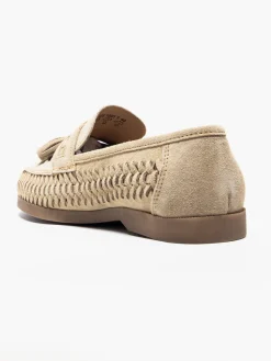 MENS SUEDE INTERWEAVE LOAFERS