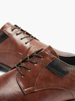 Mens Tan Formal Lace-up Shoe