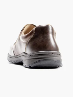 Mens Toffee/Wood Slip On Shoes