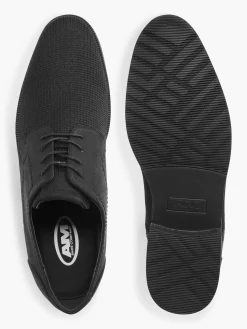 Mens Venice Black Lace-up Formal Shoes