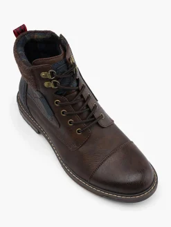 Mens Venice Brown Casual Lace-up Boots