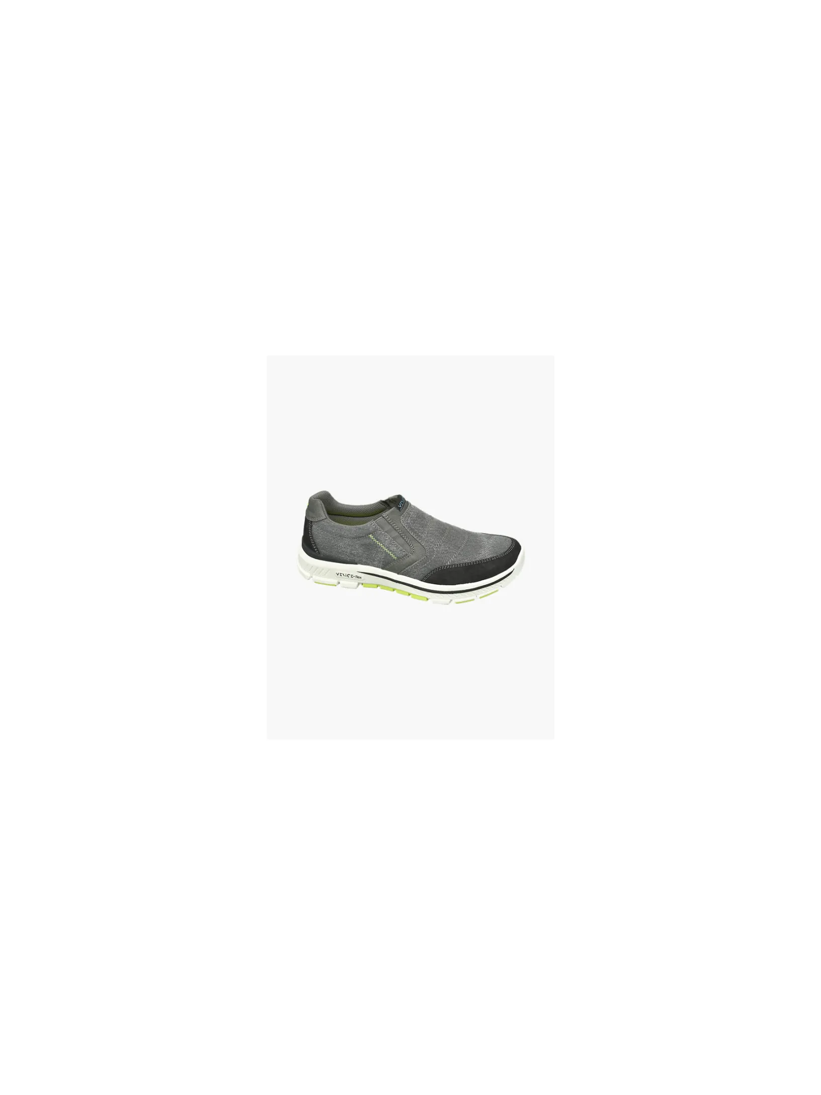 Mens Venice Grey Casual Slip-on Shoes
