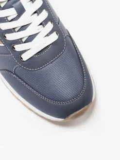 Mens Venice Navy Casual Lace-up Shoes