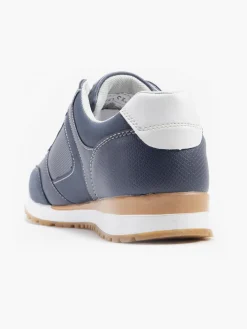 Mens Venice Navy Casual Lace-up Shoes