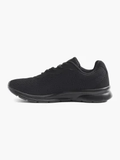 Mens VTY Black Lace-up Trainers