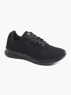 Mens VTY Black Lace-up Trainers