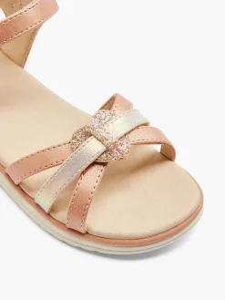 Metallic Strappy Sandal