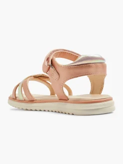 Metallic Strappy Sandal