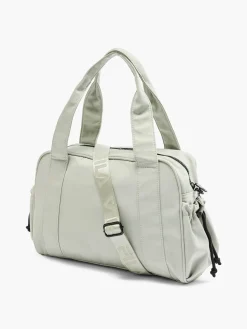 Mint Green Fila Shoulder Bag with Mesh Panelling and Buckle Details