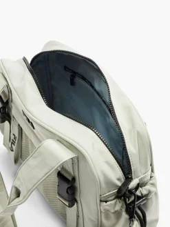 Mint Green Fila Shoulder Bag with Mesh Panelling and Buckle Details