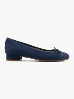 Navy Ballerina with Bow Detail