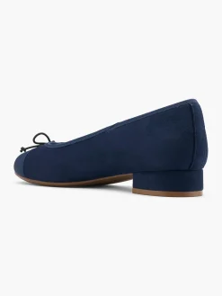 Navy Ballerina with Bow Detail