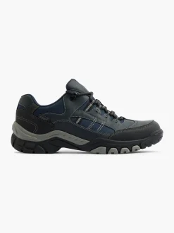 Navy Lace Up Trekking Shoes