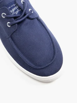 Navy Sailor Slip On Boat Shoe