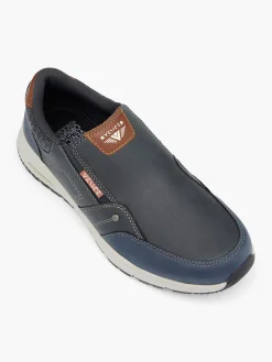 Navy Slip On Casual Shoes