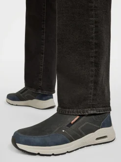 Navy Slip On Casual Shoes