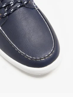 Navy Vulkan Boat Slip On Shoes