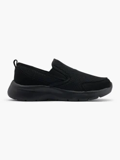 New Zeal Black Slip On Trainers