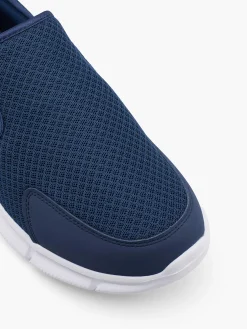 New Zeal Navy Slip On Trainers