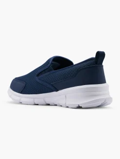 New Zeal Navy Slip On Trainers