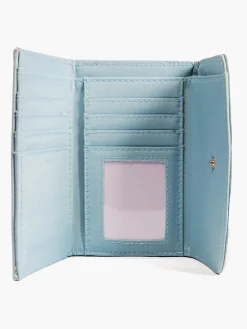 Pale Blue Double Flapped Purse