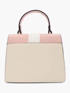 Pink & Beige Crossbody Bag